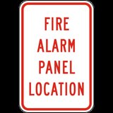 Fire Alarm Panel Location Sign