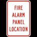 Fire Alarm Panel Location Sign